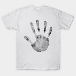 Hand palm dlan fingerprint T-Shirt